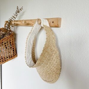 *brand new* Straw Sun Visor